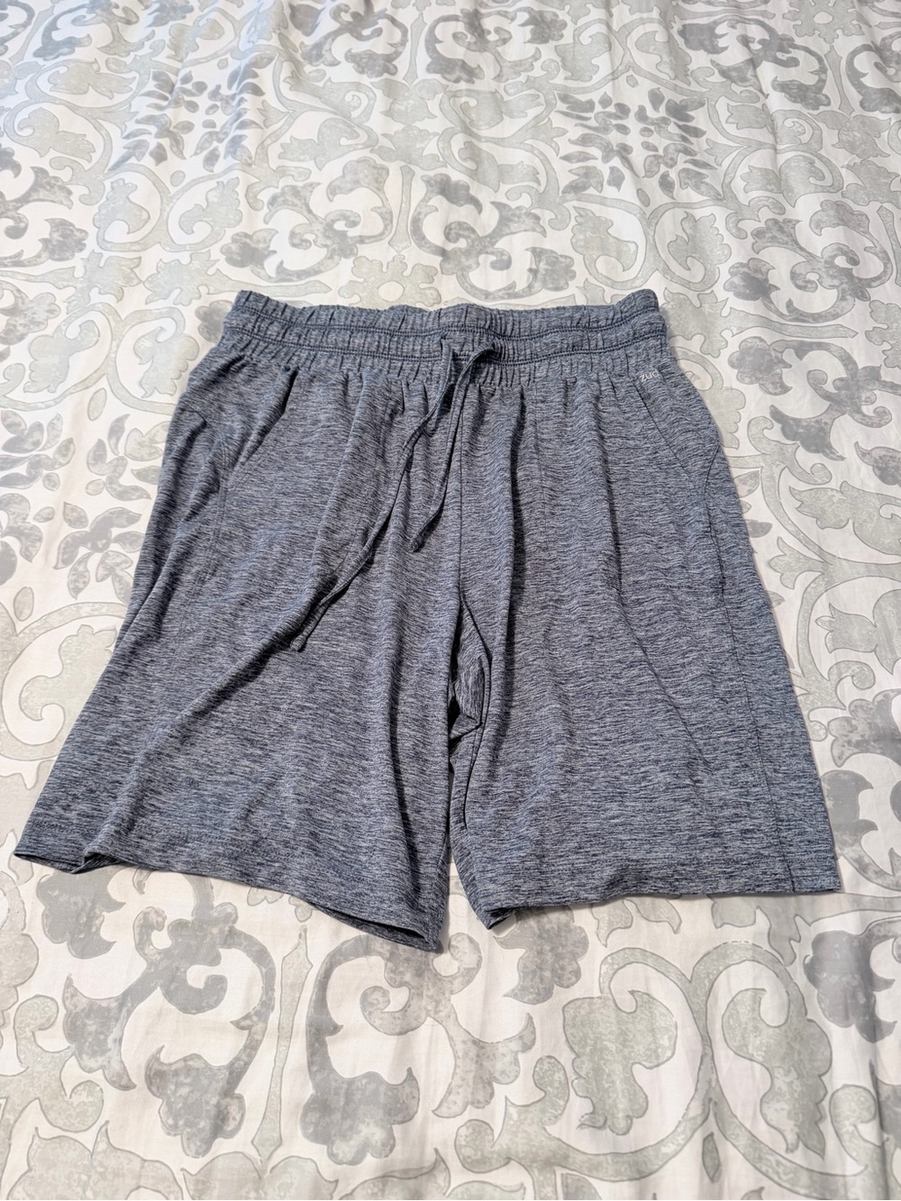 zuda Heather Gray Women's Athletic Drawstring Shorts